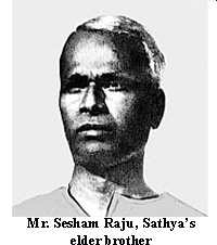 Mr. Sesham (Seshama) Raju, elder brother of Sathya Sai Baba